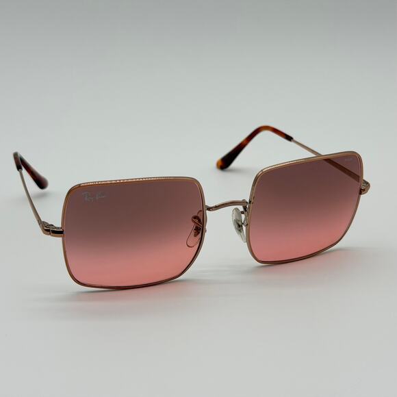 Ray-Ban | RB1971 Square Sunglasses Rose Gold Evolve Photochromic Red Bordeaux main image 12